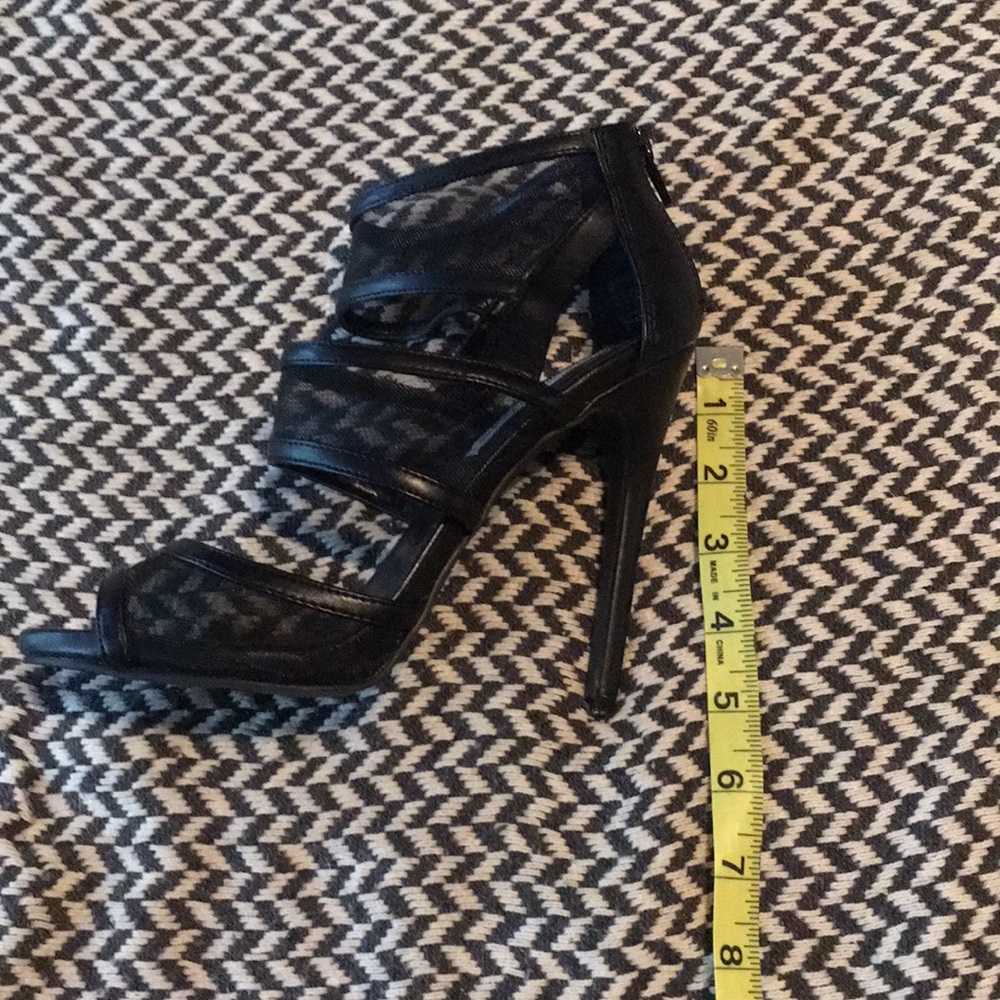 Steve Madden three strap black heels